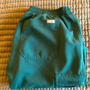 Caribbean Blue Figs Yola Skinny Scrub Bottoms Size - Medium Tall